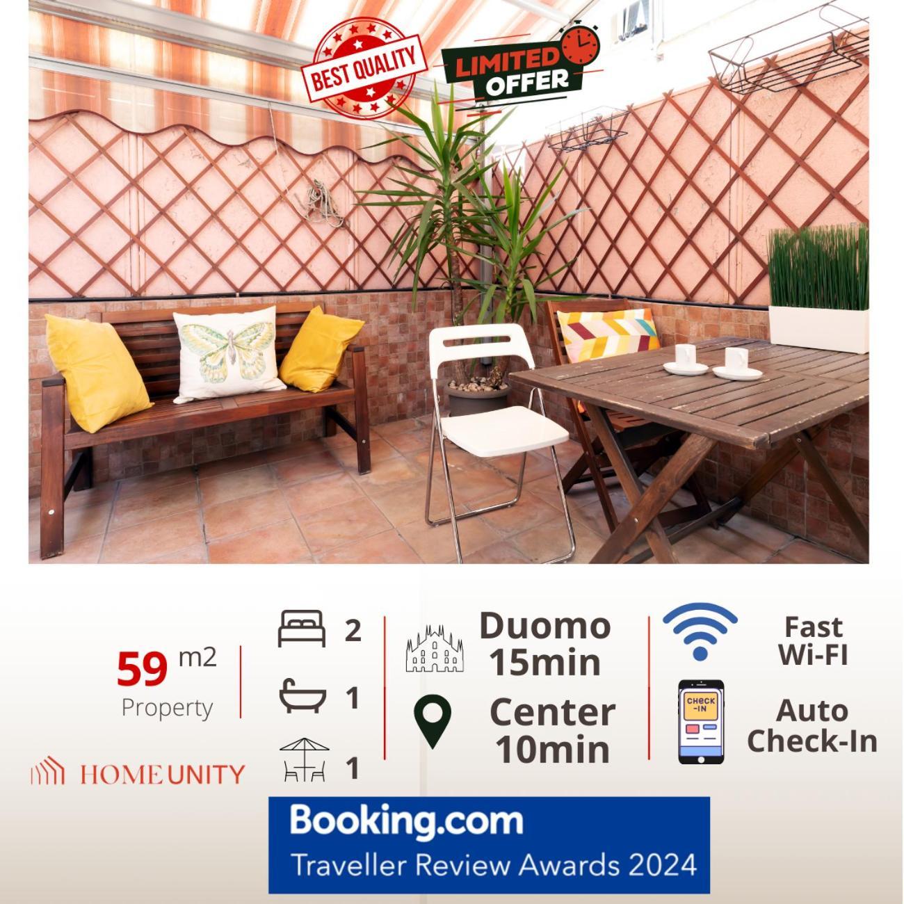 Terrace At 20 Minutes From Duomo - Homeunity Milão Exterior foto